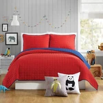 Urban Playground All Seasons Ayer Red Quilt Set - 3 Piece Soft Brushed Microf.... Fixed Price $53.04.