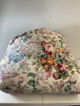 Vtg Ralph Lauren Allison King Comforter White Floral Cottage Classic *read*. Fixed Price $74.99.