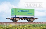 Acme 40514 Ho 1:87 Analog Dc Brown Dsb Goods Wagon Mobile Frame. Fixed Price $143.10.