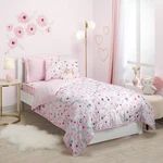 Bedtime Originals Blossom Watercolor Floral Twin Size Quilt And Pillow Sham Set. Fixed Price $64.99.