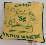Netflix Stranger Things Camp Know Where '85 Plush Sofa Bed Pillow 16". Fixed Price $25.00.