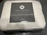 Hotel Collection European Lightweight Goose Down Comforter Full/queen -fast Ship. Fixed Price $239.95.