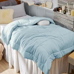 Bedsure Duvet Insert - Quilted Comforters Twin, Light Spa Blue. Fixed Price $87.30.