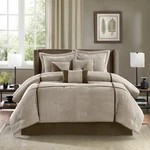 Madison Park Dallas 7 Piece Comforter Set With Bed Skirt Pillow Shams Season. Fixed Price $139.99.