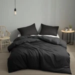 Houseri Black Comforter Set - Queen Size, Soft & Comfy, All Season, Plain Bla.... Fixed Price $103.07.