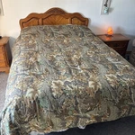 Kimlor Mills Advantage Camo Set Queen Fitted Flat 4 Pillowcases & 1COMFORTER. Fixed Price $55.00.