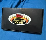 1991 Topps Stadium Club Charter Members Only Box Set With Nolan Ryan Medallion. Fixed Price $25.00.