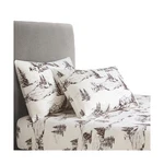 Paseo Road By Hiend Accents White Pine Rustic Bedding 4 Piece Queen Sheet Set.... Fixed Price $192.50.