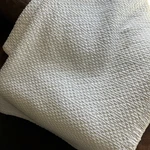 Restoration Hardware Diamond Matelasse Full /queen Coverlet Blanket Ivory. Fixed Price $165.00.