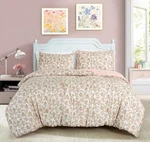 Winika 2-PIECE Floral Comforter Set Multicolor Pink Twin Flowers. Fixed Price $41.12.