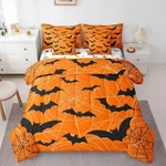 Erosebridal Halloween 7 Pcs Bedding Set King Size, Gothic Bats Bag. Fixed Price $89.99.