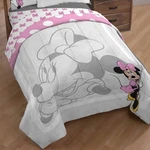 Disney Minnie Mouse Twin Comforter Pink Polka Dot Bedding. Fixed Price $30.00.
