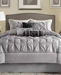 Madison Park Laurel 7-PC. California King, Grey, Nwt. Fixed Price $49.88.