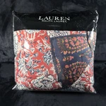 Ralph Lauren Tessa Floral King Comforter Set 3 Pc Cotton Vermilion Red New $500. Fixed Price $299.99.