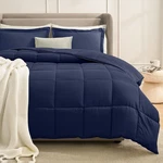 Homelike Moment Queen Comforter Set, Soft Down Alternative Bedding Light.... Fixed Price $50.58.