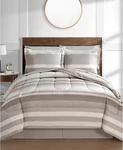 Fairfield Square Collection Austin 6PC. Twin Taupe Reversible Comforter Set. Fixed Price $25.20.