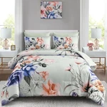 Floral Comforter Set Bag Farmhouse Rustic Microfiber All Season Bedding. Fixed Price $63.89.
