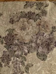 Valance S Burlington Plum Tan Green Floral 82 Wide. Fixed Price $15.00.