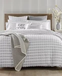 Charter Club Damask Designs Seersucker Stripe Full/queen Comforter Set. Fixed Price $34.00.