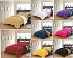 Empire Down Alternative Reversible Comforter And Pillow Shams 3-PC Set 15 Colors. Fixed Price $35.77.