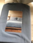 Piu Belle Portugal 3 Pc Duvet Set 100% Cotton Blue Queen 2 Shams. Fixed Price $120.00.