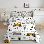 Feelyou Cartoon Kids Comforter Set Construction Bedding Boys Todd.... Fixed Price $50.32.