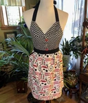 Cynthia Rowley Cotton Apron 'london' Theme Very Nice Pre-owned Cond.. Fixed Price $17.99.