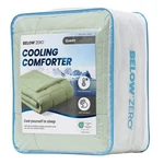 Below Zero Cooling Comforter, Hypoallergenic Down Alternative Season Blanket. Fixed Price $84.99.