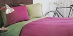 2 Pc Columbia Reversible Jersey Knit Twin Comforter & Sham Set Nip. Fixed Price $80.75.