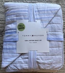 New Tommy Hilfiger Blue White Stripe Full/queen Comforter Set 3PC. Fixed Price $149.99.