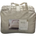 Urban Studio Cloud Texture Tan Full/queen Comforter Set X90. Fixed Price $179.00.