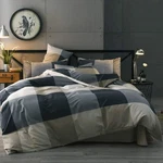 King Comforter Set Modern Style Checkered Pattern Boho Plaid Comfor.... Fixed Price $97.37.
