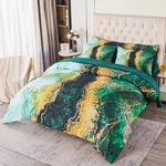 Perfemet Green Marble Pattern Bedding Sets Queen Size Watercolor Tie Dye Quil.... Fixed Price $68.18.