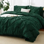 Cozylux Size Comforter Set Emerald Green, 7 Pieces Pintuck King,. Fixed Price $116.42.