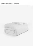 Sunday Citizen Cloud Silque Stitch Cali/king Comforter Nwt Clear White Msrp $400. Fixed Price $319.99.