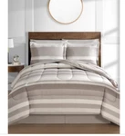 Austin Stripe/solid Reversible 8 Pc. Comforter Set. Fixed Price $42.50.