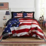 Nesker 7 Pcs Comforter Set Full Size, Patriotic American Flag Bedding For.... Fixed Price $95.19.