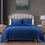 Bebejan 3 Piece Velvet Comforter Set. Fixed Price $129.99.