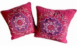 2 Anthology Melody Embroidered Decorative Accent Pillow Covers 17 X. Fixed Price $10.49.