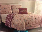 Wonder Studio, Twin 3 Piece Unicorn, Hearts, Flower, Rainbow Print Comforter Set. Fixed Price $70.00.