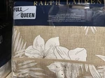 Ralph Lauren Haluna Bay Jamesport Floral Tan Duvet Comforter Cover - Full Queen. Fixed Price $359.95.