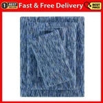 Mainstays Extra Soft Adult Jersey Bed Sheet Set, Twin-xl, Blue Crackle, 3 Pieces. Fixed Price $59.99.