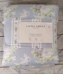 New Laura Ashley Blue Floral Full/queen 3 Pc Comforter Set Melany. Fixed Price $98.96.