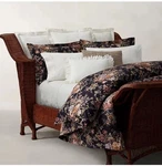 Nip Ralph Lauren Elyse Eggplant Floral Woven Cotton Full/queen Comforter Only. Fixed Price $319.59.