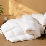 Downstoria Feather Fiber Comforter King Size Ultra Soft Fabric - White. Fixed Price $106.36.
