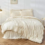 Bonlino Comforter Set - Ruched Boho Shabby Chic Bedding. Fixed Price $80.98.