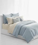 Ralph Lauren Home Graydon Melange King Comforter Chambray Blue $470. Fixed Price $210.00.