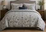 New William Morris Garden Natural Blue King Comforter & Shams Set Pc Cozy. Fixed Price $135.99.