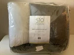 510 Design Gray White 8 Pc Comforter Set King. Fixed Price $59.99.