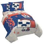 Jay Franco Minecraft Creeper Full Size Comforter Set - 7 Piece Bedding Includes. Fixed Price $79.26.